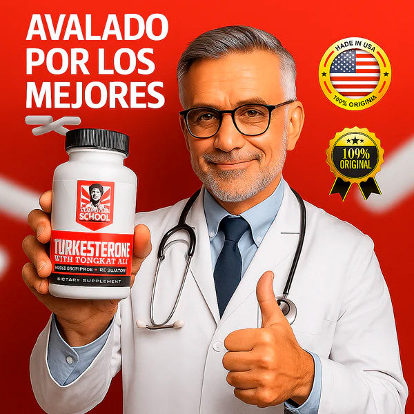 Turkesterone + Tongkat Ali – Potencia Tu Testosterona, Fuerza y Rendimiento Masculino