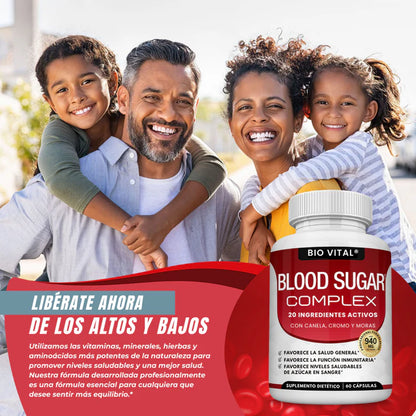 Bio Vital Blood Sugar Complex® – Controla Tu Azúcar y Gana Salud Naturalmente