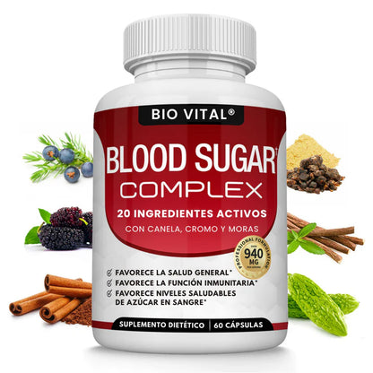 Bio Vital Blood Sugar Complex® – Controla Tu Azúcar y Gana Salud Naturalmente