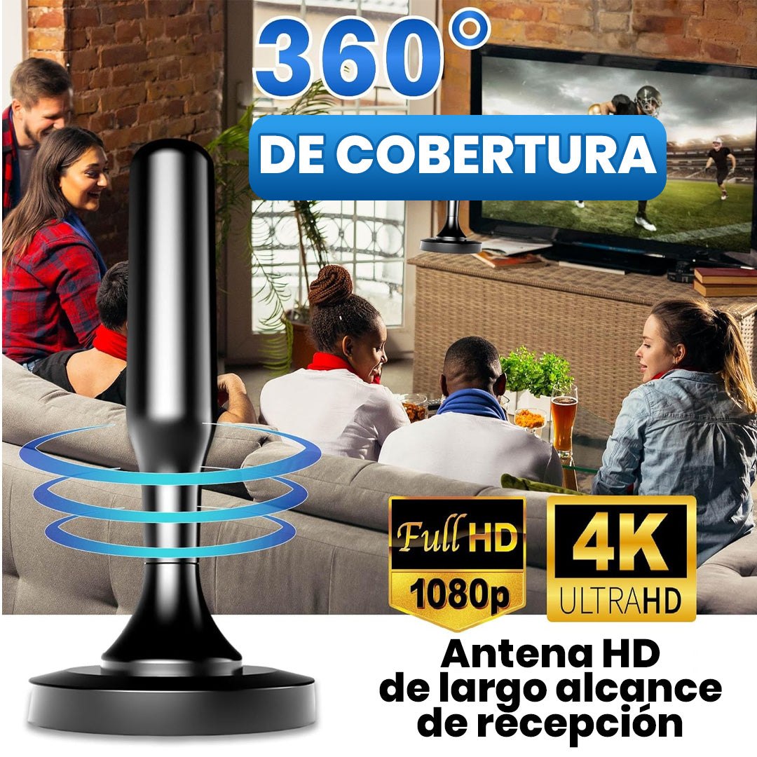 Antena TDT | TV Digital Ultra HD | Canales Gratis + REGALO